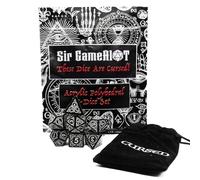 Questi dadi sono maledetti | Set di 7 dadi poliedrici sfortunati per i tuoi nemici di gioco | Dungeons and Dragons (D&D), Magic The Gathering (MTG) e altri giochi di ruolo (RPG)