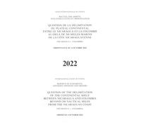 Question of the Delimitation of the Continental Shelf between Nicaragua and Colombia beyond 200 Nautical Miles from the Nicaraguan Coast (Nicaragua v. Colombia): Order of 4 October 2022