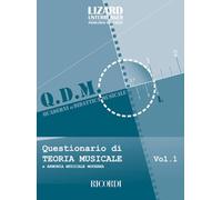 Questionario di teoria e armonia musicale moderna, Vol. 1 di G. Baldin | Domande e risposte di teoria e armonia in italiano | Per studio, ripasso ed esercitazione | Ricordi