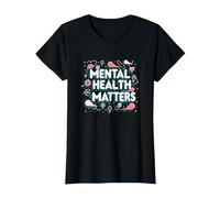Questioni di Salute mentale: consapevolezza e Supporto Maglietta, Donna, Nero, 3XL