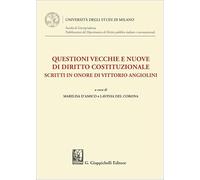 Questioni vecchie e nuove di diritto costituzionale. Scritti in onore di Vittorio Angiolini