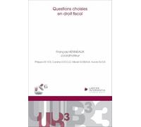 Questions choisies en droit fiscal