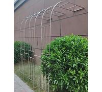 Questo Arco da Giardino in Metallo per Piante rampicanti, Resistente alle intemperie, è Un Traliccio a Mezza Altezza per pergolato, Ideale per Decorazioni Esterne, Matrimoni e Come Arco. Dim
