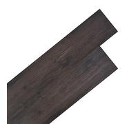 Questo articolo - Pannelli per pavimenti in PVC non autoadesivi, 5,26 m², 2 mm, colore: grigio scuro