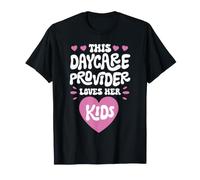 Questo Asilo Nido AMA Il Design dei Suoi Bambini - Cuori Rosa Maglietta