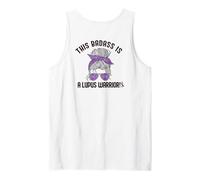 Questo Badass È Un Lupus Warrior Consapevolezza Donna Meme sul Retro Canotta