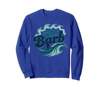 Questo Barb: Surfer Girl Ocean Wave Retro Felpa, Unisex per Adulti, Blu Reale, S