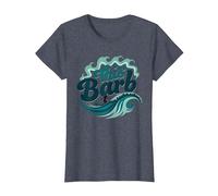Questo Barb: Surfer Girl Ocean Wave Retro Maglietta, Donna, Pervinca, M