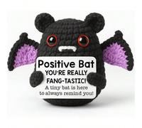 Questo bastone da pipistrello all'uncinetto è il tuo potente assistente. Ovunque tu vada, ti porterà energia e creerà un'atmosfera positiva! Viene anche con una speciale carta d'ispirazione: "Sei fant