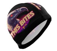 Questo Bites Bird Vulture cuffie da nuoto per gli uomini Capelli corti nuoto impermeabile per le donne Protezione dei capelli e riduzione della resistenza gorras para nadar de mujer