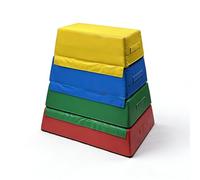 Questo box pliometrico è realizzato in schiuma EPP ad alta densità e ad alta resilienza. È adatto per la ginnastica per bambini, il fitness e l'allenamento fisico.(Size:（88x90x60cm）34.6x35.4x23.6in)