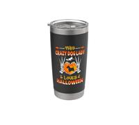 Questo cane pazzo Lady Scottish Terrier ama Halloween Bicchiere termico in acciaio inox doppia parete