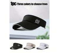 Questo cappello presenta uno stile semplice e casual, adatto sia agli uomini che alle donne. È alla moda e versatile, decorato con una stampa golf e una tesa larga. Può essere utilizzato come berretto