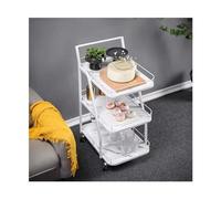 Questo Carrello Bar a 3 Ripiani - Elegante Carrello di Servizio per la casa, Ideale per Cucina e Sala da Pranzo, con Ruote, è Perfetto per intrattenere Gli Ospiti e per riporre Oggetti.