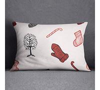 Questo Casa Federa decorativa per cuscino di Natale, morbida, confortevole, auto, ufficio, divano, soggiorno, camera da letto, 35 x 50 cm, progettata e prodotta in Türkiye