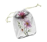 Questo Casa Stampata Sacchetti di Cotone con Coulisse, Borsa di Cotone Verdura, Viaggio Bustine, Borsa Della Spesa, Riutilizzabili, Taglia: 40x50 Cm
