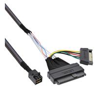 InLine Cavo SATA U.2 29620B – SSD U.2 (SFF-8639) a SFF-8643 + Alimentazione 0,75 m