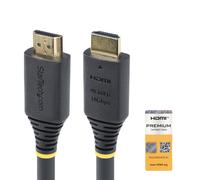 StarTech.com Cavo HDMI attivo ad alta velocità da 15m, 4K 60Hz/1440p 144Hz, 18Gbps, cavo UHD HDMI 2.0, rivestimento in TPE