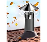 Questo comignolo Rotondo è Impermeabile e Resistente alla Pioggia, Adatto all'Uso Esterno. È Progettato specificamente per camini in muratura e condotti di Ventilazione ed è Un Dispositivo d