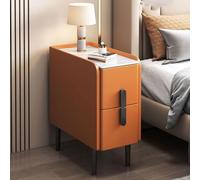 Questo Comodino a 2 cassetti, Mobile Contenitore componibile, è Un tavolino Moderno e Compatto Ideale per Camera da Letto, Soggiorno e corridoio.