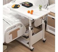 Questo comodino è regolabile in altezza, pieghevole e dotato di ruote. Può essere utilizzato anche come vassoio per laptop. Adatto per letti e divani, il suo design portatile lo rende comodo e pratico