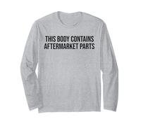 Questo corpo contiene parti aftermarket sostituzione del ginocchio divertente Maglia a Manica