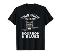 Questo corpo gira su Bourbon and Blues Music Fan Southern Rock Maglietta