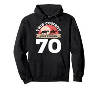 Questo Cowboy è Appena diventato 70 Anni - Regalo per Il 70° Compleanno Come Cavaliere Felpa con Cappuccio