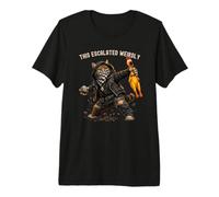 Questo Design Strano Meme Gatto intensificato Maglietta Premium