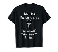 Questo è Bob. Bob Has No Arms Meme Divertente Sarcastico Papà Scherzo Maglietta
