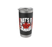 Questo è che mi sto trasferendo in Canada Divertente canadese amore canadese Bicchiere termico in acciaio inox doppia parete