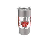 Questo è che mi sto trasferendo in Canada Divertente canadese amore canadese Bicchiere termico in acciaio inox doppia parete