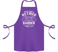 Questo È Che Pensionato Barbiere Guarda Come Cotone Grembiule 100% Biologico