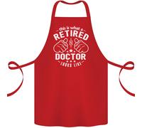Questo È Che Pensionato Doctor Guarda Come Cotone Grembiule 100% Biologico