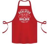 Questo È Che Qualificato Aggiustatutto Guarda Come Cotone Grembiule 100% Organic