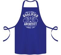 Questo È Che Qualificato Architect Guarda Come Cotone Grembiule 100% Biologico