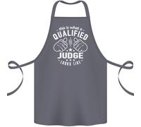 Questo È Che Qualificato Giudice Guarda Come Cotone Grembiule 100% Biologico