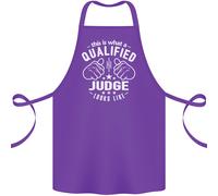 Questo È Che Qualificato Giudice Guarda Come Cotone Grembiule 100% Biologico