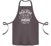 Questo È Che Qualificato Giudice Guarda Come Cotone Grembiule 100% Biologico
