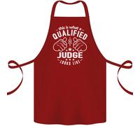 Questo È Che Qualificato Giudice Guarda Come Cotone Grembiule 100% Biologico