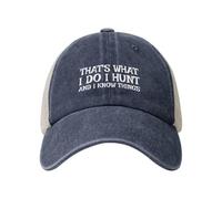 Questo è ciò che faccio, vado a caccia e so cose. Cappellino da camionista