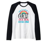Questo è ciò Che Gay Dottore Sembra LGBT Gay Dottore Maglia con Maniche Raglan