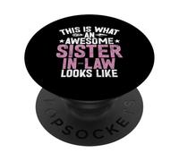 Questo è ciò che sembra fantastica cognata fratelli PopSockets PopGrip Adesivo