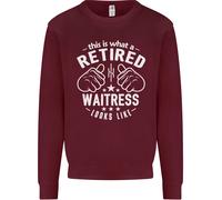 Questo È Ciò Che Sembra Un Cameriere In Pensione Uomo Felpa Maglione