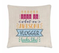 Questo È Ciò Che Sembra Un'Incredibile Fodera Per Cuscino Vlogger Blogger