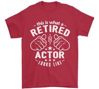 Questo È Ciò Che Un Attore In Pensione Ha L'Aspetto Di Uomo T-Shirt 100% Cotone