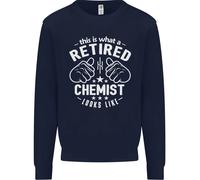 Questo È Ciò Che Un Chimico In Pensione Ha L'Aspetto Di Uomo Felpa Maglione