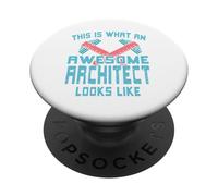 Questo è ciò che un fantastico architetto sembra un regalo divertente PopSockets PopGrip Adesivo