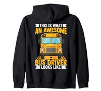 Questo è ciò Che Un Fantastico Autista di Autobus Sembra Divertente Felpa con Cappuccio