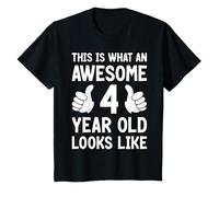 Questo è ciò che un fantastico bambino di 4 anni sembra 4 ° compleanno Maglietta